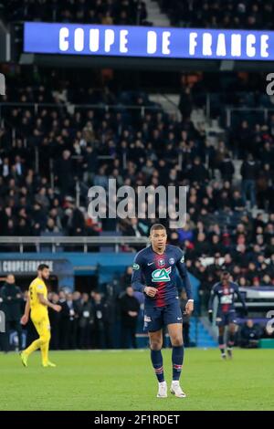 Kylian Mbappe Lottin (PSG) lors de la coupe française, match de football semi-fin entre Paris Saint-Germain et le FC Nantes le 3 avril 2019 au stade du Parc des Princes à Paris, France - photo Stephane Allaman / DPPI Banque D'Images