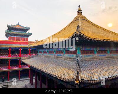 Le temple bouddhiste de Putuo Zongcheng, l'un des huit temples extérieurs de Chengde, en Chine Banque D'Images