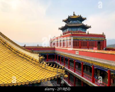 Le temple bouddhiste de Putuo Zongcheng, l'un des huit temples extérieurs de Chengde, en Chine Banque D'Images