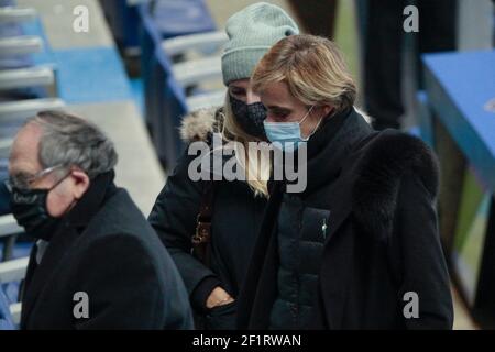 Florence Hardouin, Noel le Graet lors du match international de football amical entre la France et la Finlande le 11 novembre 2020 au Stade de France à Saint-Denis, France - photo Stephane Allaman / DPPI Banque D'Images