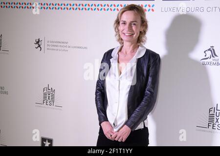 Sandrine Bonnaire participe au Festival du film de Luxembourg 2021 Photocall à Paris, France, le 09 mars 2021. Photo d'Aurore Marechal/ABACAPRESS.COM Banque D'Images