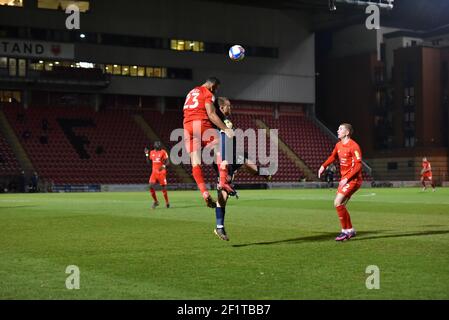 LONDRES, ROYAUME-UNI. 9 MARS : lors du match Sky Bet League 2 entre Leyton Orient et Stevenage au Matchroom Stadium, Londres, le mardi 9 mars 2021. (Credit: Ivan Yordanov | MI News) Credit: MI News & Sport /Alay Live News Banque D'Images