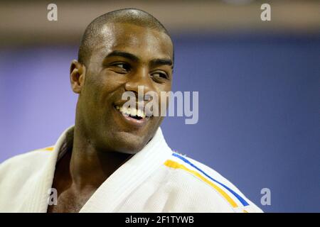 JUDO - TEDDY RINER CABINET - INSEP - 19/04/2012 - PHOTO : PHILIPPE MILLEREAU / KMSP / DPPI Banque D'Images