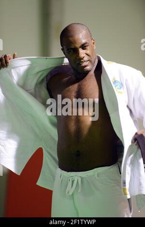 JUDO - TEDDY RINER CABINET - INSEP - 19/04/2012 - PHOTO : PHILIPPE MILLEREAU / KMSP / DPPI Banque D'Images