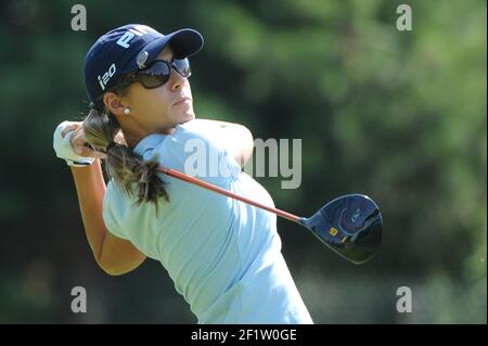 GOLF - CIRCUIT LPGA - ÉVIAN MASTERS 2012 - ÉVIAN CLUB DE GOLF MASTERS (FRA) - 26-29/07/2012 - PHOTO OLIVIER GAUTHIER / KMSP / DPPI - AZHARA MUNOZ Banque D'Images