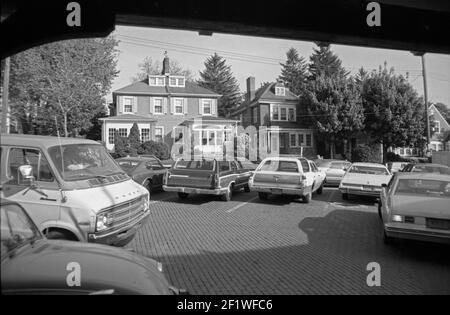 Parking, Philadelphie, Pennsylvanie, États-Unis, 1977 Banque D'Images