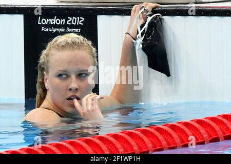 LONDRES 2012 - PARALYMPIQUES - JOUR 7 - 05/09/2012 - PHOTO EDDY LEMAISTRE / KMSP / DPPI - CENTRE AQUATIQUE - NATATION - JESSICA LONG (ETATS-UNIS) Banque D'Images