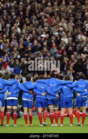 RUGBY - TEST MATCH 2012 - FRANCE / SAMOA - 24/11/2012 - PHOTO : PHILIPPE MILLEREAU / KMSP / DPPI- ÉQUIPE FRANÇAISE Banque D'Images