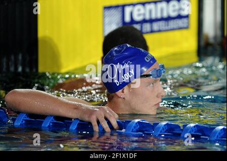 NATATION - CHAMPIONNATS DE FRANCE 2013 - RENNES (FRA) - JOUR 1 - 09/04/2013 - PHOTO STEPHANE KEMPINAIRE / KMSP / DPPI - LIBRE 400 M HOMMES - DAMIEN JOLY (FRA) Banque D'Images