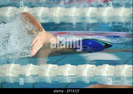 NATATION - CHAMPIONNATS DE FRANCE 2013 - RENNES (FRA) - JOUR 2 - 10/04/2013 - PHOTO STEPHANE KEMPINAIRE / KMSP / DPPI - HOMMES 1500 M - FREESTYLE - DAMIEN JOLY (FRA) Banque D'Images