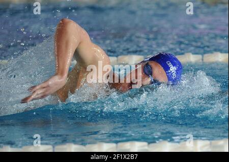 NATATION - CHAMPIONNATS DE FRANCE 2013 - RENNES (FRA) - JOUR 6 - 14/04/2013 - PHOTO STEPHANE KEMPINAIRE / KMSP / DPPI - LIBRE 800 M HOMMES - DAMIEN JOLY (FRA) Banque D'Images