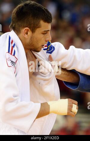 JUDO - CHAMPIONNATS D'EUROPE 2013 - BUDAPEST (HUN) - 27/04/2013 - PHOTO PHILIPPE MILLEREAU / KMSP / DPPI - - 90 KG - ALEXANDRE IDDIR Banque D'Images