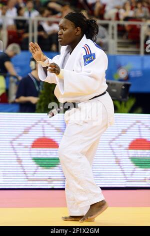 JUDO - CHAMPIONNATS D'EUROPE 2013 - BUDAPEST (HUN) - 27/04/2013 - PHOTO PHILIPPE MILLEREAU / KMSP / DPPI - +78 KG - ÉMILIE ANDEOL Banque D'Images