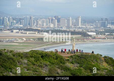 Cabrillo National Monument, à la pointe de la péninsule de point Loma à San Diego, Californie, Etats-Unis Banque D'Images