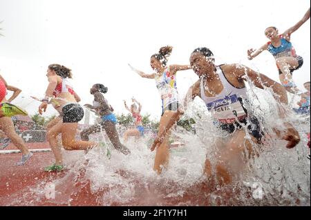 Lors des championnats d'élite français 2014, au stade Georges-Hebert, à Reims, en France, le 11 juillet 2014. Photo Stephane Kempinaire / KMSP / DPPI Banque D'Images
