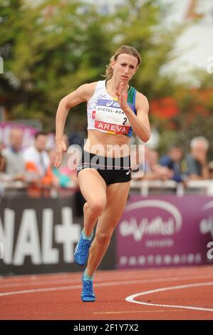 Lors des championnats d'élite français 2014, au stade Georges-Hebert, à Reims, en France, le 13 juillet 2014. Photo Stephane Kempinaire / KMSP / DPPI Banque D'Images