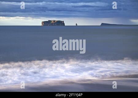 Ile de Drangey à Skagafjoerdur, Islande, Europe Banque D'Images