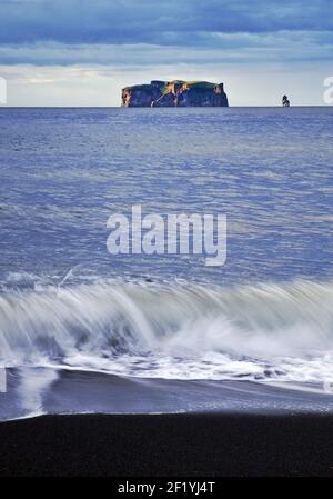 Ile de Drangey à Skagafjoerdur, Islande, Europe Banque D'Images