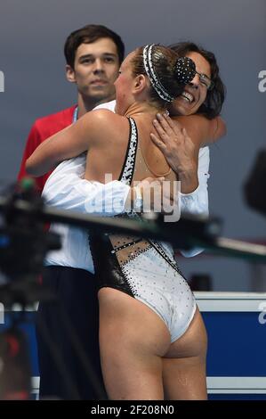 Margaux Chrtetien (FRA) ) participe à la finale libre solo en natation synchronisée lors des 16ème Championnats du monde de Fina 2015, à Kazan, Russie, jour 5, le 28 juillet, 2015 - photo Stephane Kempinaire / KMSP / DPPI Banque D'Images