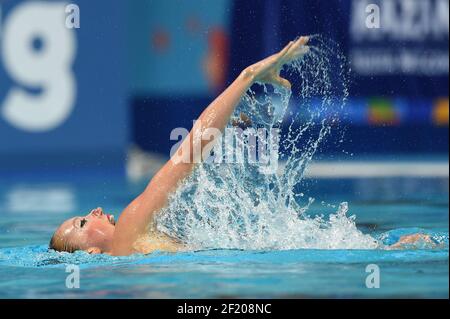 Margaux Chrtetien (FRA) ) participe à la finale libre solo en natation synchronisée lors des 16ème Championnats du monde de Fina 2015, à Kazan, Russie, jour 5, le 28 juillet, 2015 - photo Stephane Kempinaire / KMSP / DPPI Banque D'Images