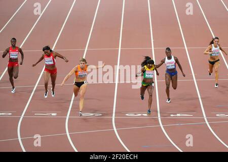 Dafne Schippers (NED) remporte la médaille d'or en 200 mètres femmes lors des Championnats du monde de l'IAAF, Beijing 2015, au Stade National, à Beijing, Chine, jour 7, le 28 août, 2015 - photo Julien Crosnier / KMSP / DPPI Banque D'Images