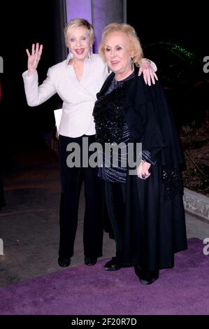 Florence Henderson, Doris Roberts à Hallmark Channel et Hallmark Movie Channel hiver 2013 Gala TCA, Huntington Library, San Marino, CA 01-04-13 Banque D'Images