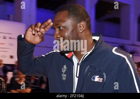 Joueur de basket-ball français Florent Pietrus au Club France lors des Jeux Olympiques RIO 2016, le 3 août 2016, à Rio, Brésil - photo Philippe Millereau / Pool KMSP / DPPI Banque D'Images