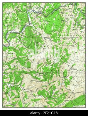 Alderson, Virginie occidentale, carte 1921, 1:62500, États-Unis d'Amérique par Timeless Maps, données U.S. Geological Survey Banque D'Images