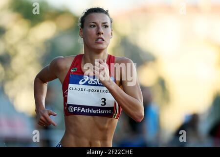 Ophelie Claude-Boxberger est en compétition avec des femmes de 3000m steeple lors des Championnats de France élite 2017, au stade Delort à Marseille, France, du 14 au 16 juillet 2017 - photo Philippe Millereau / KMSP / DPPI Banque D'Images