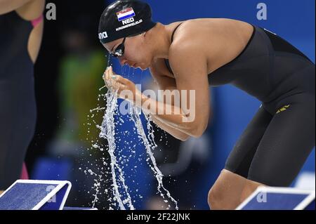 Ranomi Kromowidjodjo (NED) participe à la compétition féminine de 50 m de chaleur aux papillons lors des 17e championnats du monde de la FINA, à Duna Arena, à Budapest, Hongrie, jour 15, Le 28 juillet 2017, photo Stephane Kempinaire / KMSP / DPPI Banque D'Images