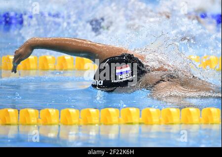 Ranomi Kromowidjodjo (NED) lors des 17e Championnats du monde de la FINA, à Duna Arena, à Budapest, Hongrie, jour 16, Le 29 juillet 2017, photo Stephane Kempinaire / KMSP / DPPI Banque D'Images