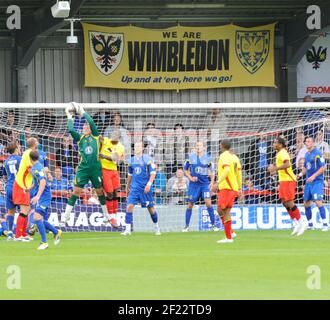 PHOTO DE AFC WIMBLEDON V WATFORD. 23/7/2011. PHOTO DAVID ASHDOWN Banque D'Images