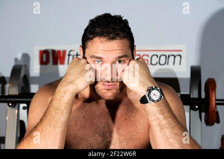 TYSON FURY 27/10/2011 PHOTO DAVID ASHDOWN Banque D'Images