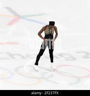 Mae Berenice Meite (fra) pendant les XXIII Jeux Olympiques d'hiver Pyeongchang 2018, patinage artistique, événement d'équipe, Programme de court-circuit féminin, le 11 février 2018, à Gangneung Ice Arena à Pyeongchang, Corée du Sud - photo Philippe Millereau / KMSP / DPPI Banque D'Images