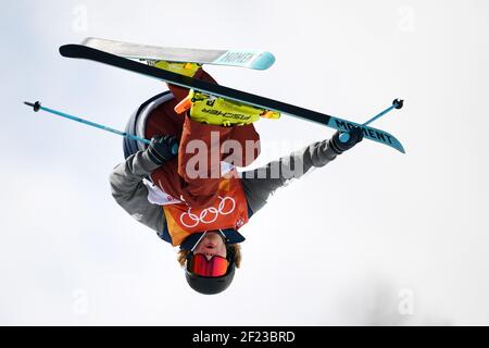 Pendant les XXIII Jeux Olympiques d'hiver Pyeongchang 2018, ski acrobatique, Halterpipe pour hommes, le 22 février 2018, Au parc Phoenix à Pyeongchang, Corée du Sud - photo Pool / KMSP / DPPI Banque D'Images