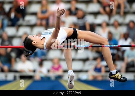 Mariya Lasitskene (ANA) est en compétition avec les femmes de saut à haute vitesse lors de la rencontre de Paris 2018, Diamond League, au stade de Charlety, à Paris, France, Le 30 juin 2018 - photo Julien Crosnier / KMSP / DPPI Banque D'Images