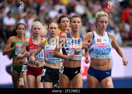 Ophelie Claude-Boxberger (FRA) participe à 3000m Steeplechase Women lors des Championnats d'Europe 2018, au Stade Olympique de Berlin, Allemagne, jour 4, le 10 août 2018 - photo Julien Crosnier / KMSP / DPPI Banque D'Images