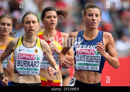 Ophelie Claude-Boxberger (FRA) participe à 3000m Steeplechase Women lors des Championnats d'Europe 2018, au Stade Olympique de Berlin, Allemagne, jour 4, le 10 août 2018 - photo Julien Crosnier / KMSP / DPPI Banque D'Images