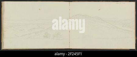 Vipomeer.Leaf 24 Verso et 25 recto d'un carnet de croquis avec 28 feuilles. Banque D'Images