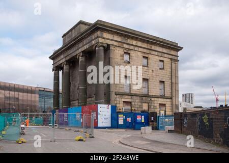 Site de construction HS2 à Curzon Street, Eastside, Birmingham, Royaume-Uni Banque D'Images