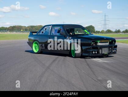 Voiture de dérive basée sur la série 3 de BMW E30 Banque D'Images