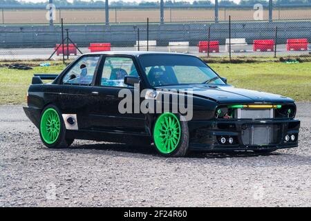 Voiture de dérive basée sur la série 3 de BMW E30 Banque D'Images