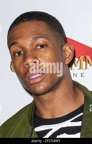 Londres, Royaume-Uni. 14 novembre 2018. Invité participant à la fête de lancement du restaurant « Tracks & Records » d'Ubain Bolt, Londres, Royaume-Uni Banque D'Images