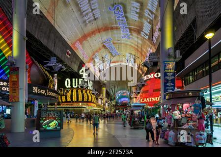 Fremont Light Experience à Las Vegas Banque D'Images