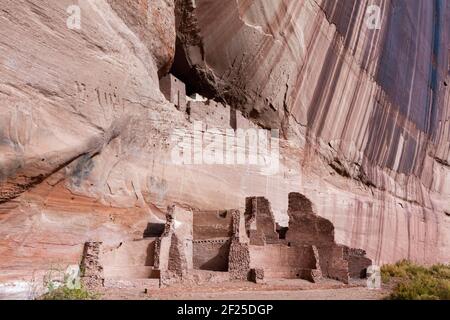 La Maison Blanche Canyon de Chelly Banque D'Images