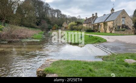Vue panoramique du Village d'abattage supérieur Banque D'Images