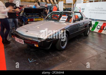 Fiat X19 Cars au NEC Classic car Show, Royaume-Uni Banque D'Images