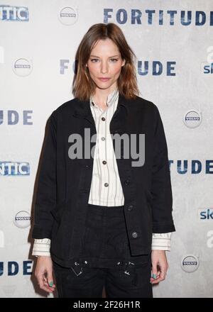 Sienna Gulory arrive à la première de Sky Atlantic Fortitude au Grand à Trafalgar Square, 8 Northumberland - Londres Banque D'Images