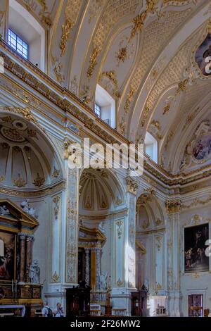 Bergame, Lombardie / Italie - JUIN 26 : Vue intérieure de la cathédrale St Alexandre à Bergame le 26 juin, 2017 Banque D'Images