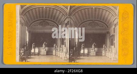 Interieur Van de Sala della Niobe dans la Galerie des Offices; salle de Niobe (Florence) .. Banque D'Images